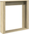 vidaXL - Haardombouw - 100x20x100 - cm - bewerkt - hout - sonoma - eikenkleurig