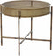 Bijzettafel DKD Home Decor 59 x 59 x 50 cm Natuurlijk Metaal