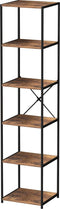 Keukenkast industrieel - keukenrek organizer - 174 cm hoog - vintage bruin hout