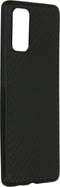 Hoesje Siliconen Geschikt voor Samsung Galaxy S20 Plus - Carbon Softcase Backcover - Zwart