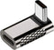 4smarts 540464 - USB-C Adapter Set - 3x Haakse Adapters 1x Verlengstuk - Zilver
