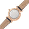 Fossil Carlie ES4502 - Dameshorloge 28 mm - Witte parelmoeren wijzerplaat - Rosékleurig