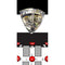 Klika - Bewakingsspiegel 1/4 halve bol 80 cm - 2 stuks