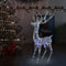 vidaXL - Kerstdecoratie - rendier - 250 - LED's - meerkleurig - 180 - cm - acryl