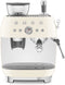 Smeg EGF03CREU - Espressomachine met bonenmaler - 19 bar druk - Crème