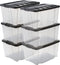 IRIS Handy Box - Opbergboxenset 6x 45L - Stapelbaar en nestbaar (6 stuks)