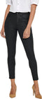 ONLY ONLHUSH LIFE MID SK COAT ANK 019 NOOS - Dames Broek - Skinny - Zwart