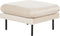 VINTERBRO - Ottomaan - Lichtbeige - Fluweel