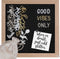 Gadgy Letterbord - Wanddecoratie 25x25 cm - Inclusief 570 Letters en Icoontjes - Zwart Vilt (1 stuk)