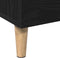 vidaXL - Highboard - in - Zwart - Eiken, - 70x31x115 - cm, - Gemaakt - van - Bewerkt - Hout