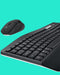 Logitech MK850 - Draadloos Toetsenbord en Muis - Ergonomische handsteun - Zwart