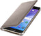 Samsung Galaxy A3 (2016) - Flip Wallet - Zacht leer-look materiaal - Goud