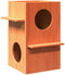 vidaXL - Kattenhuis - 43x43x60 - cm - massief - grenenhout