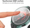 imoshion Screenprotector - Geschikt voor Samsung Galaxy Watch 5 44mm - Full Cover Hard Case / Beschermend Hoesje - Donkergroen
