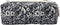 Skycases Travel Essentials - 3-delige Make-up Tas Set - Eco-vriendelijk Katoen - Gewatteerde Gebloemde Organizers - Kleur: Black Flowers