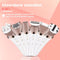 Nince - Epileerapparaat dames - Epilator gezicht - 6 opzetstukken - Draadloos - IPX7 waterdicht - Wit/Roze
