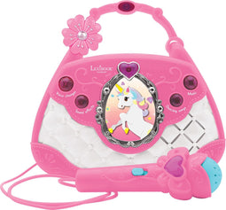 Unicorn Muziekluidspeker - Muziekspeakerhandtas met Microfoon - Stemvervormer en Lichteffecten - Multi Colour