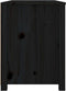 vidaXL - Dressoir - 100x40x54 - cm - massief - grenenhout - zwart