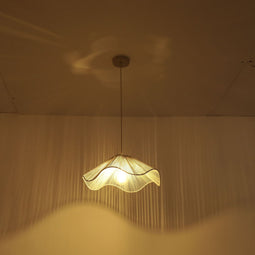 KARWEI Roos - Hanglamp - Katoenen lampkap - Beige 48cm