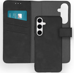 iMoshion Hoesje Geschikt voor Samsung Galaxy S24 Plus Hoesje Met Pasjeshouder - iMoshion Uitneembare 2-in-1 Luxe Bookcase - Zwart