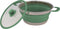Eurotrail Pan met deksel - Opvouwbaar siliconen - RVS bodem - Sea Green