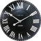 Nextime wandklok London Roman - Kleur - Zwart