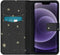 iMoshion Hoesje Geschikt voor iPhone 13 Hoesje Met Pasjeshouder - iMoshion Design Softcase Bookcase - Goud / Stars Gold