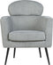 SOBY - Fauteuil - Grijs - Polyester