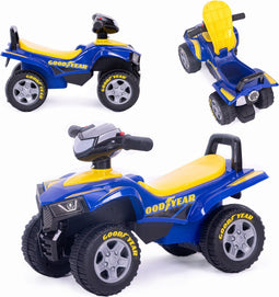 Kinder quad - interactief stuur - blauwe geluiden