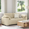 vidaXL - Ligbed - Crème - 140 - cm - Stof