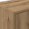 vidaXL - Garage - wandkast - bewerkt - hout - ambachtelijk - eiken