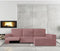 Hoes voor chaise longue met lange armleuning rechts Eysa JAZ Roze 180 x 120 x 360 cm