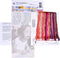 Thea Gouverneur - Borduurpakket met telpatroon - 410A - Voorgesorteerde DMC Garens - Lucht 10 - Aida - 15 cm x 35 cm - DIY Kit