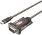 Unitek Y-1105K - Adapter USB naar Seriële Poort - DB9 RS-232 - Zwart - 1,5 m