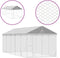 vidaXL - Hondenkennel - met - dak - 3x7,5x2,5 - m - gegalvaniseerd - staal - zilver