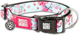 Max & Molly Smart ID Collar - Cherry Bloom/XS