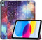 imoshion Tablet Hoes - Geschikt voor iPad 11 (2025) 11 inch / 10e generatie (2022) 10.9 inch - Design Trifold Bookcase - Space