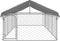 vidaXL - Hondenkennel - voor - buiten - met - dak - 600x200x150 - cm