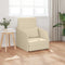 vidaXL - Ligbed - 2-in-1 - Crème - 65x80x83 - cm - Stof