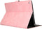 iMoshion Tablet Hoes Geschikt voor iPad 8 (2020) 8e generatie / iPad 7 (2019) 7e generatie / iPad 9 (2021) 9e generatie - iMoshion Luxe Tablethoes - Roze