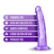 Blush Dildo Love Toy B Yours Plus Lust N? Thrust Purple Paars