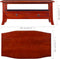 vidaXL - Salontafel - 90x50x40 - cm - massief - mahoniehout - klassiek - bruin