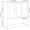 vidaXL - Dressoir - 100,5x39x107 - cm - koudgewalst - staal - olijfgroen
