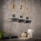 AnLi Style Hanglamp 3xØ28 betonlook verstelbaar touw