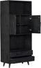 Boekenkast zwart - vakkenkast - boekenkast 90 cm