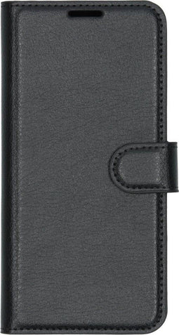 iMoshion Hoesje Geschikt voor Motorola Moto E6 Plus Hoesje Met Pasjeshouder - iMoshion Luxe Bookcase - Zwart