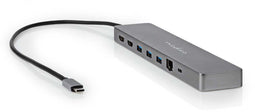 Nedis CCBW64260AT02 - 10-in-1 Multi-Docking Adapter - 2x 4K@60Hz - Grijs