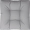 vidaXL - Palletkussen - 70x70x12 - cm - stof - grijs