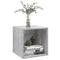Wandkast 37x37x37 cm bewerkt hout betongrijs