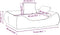 vidaXL-Hondenbed-met-kussens-115x100x20-cm-oxford-stof-zwart